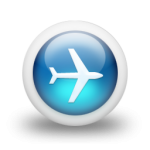 glossy-3d-blue-plane-icon